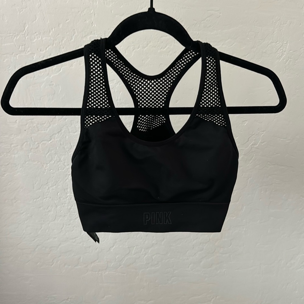Pink Sport seamless lightly lined bra